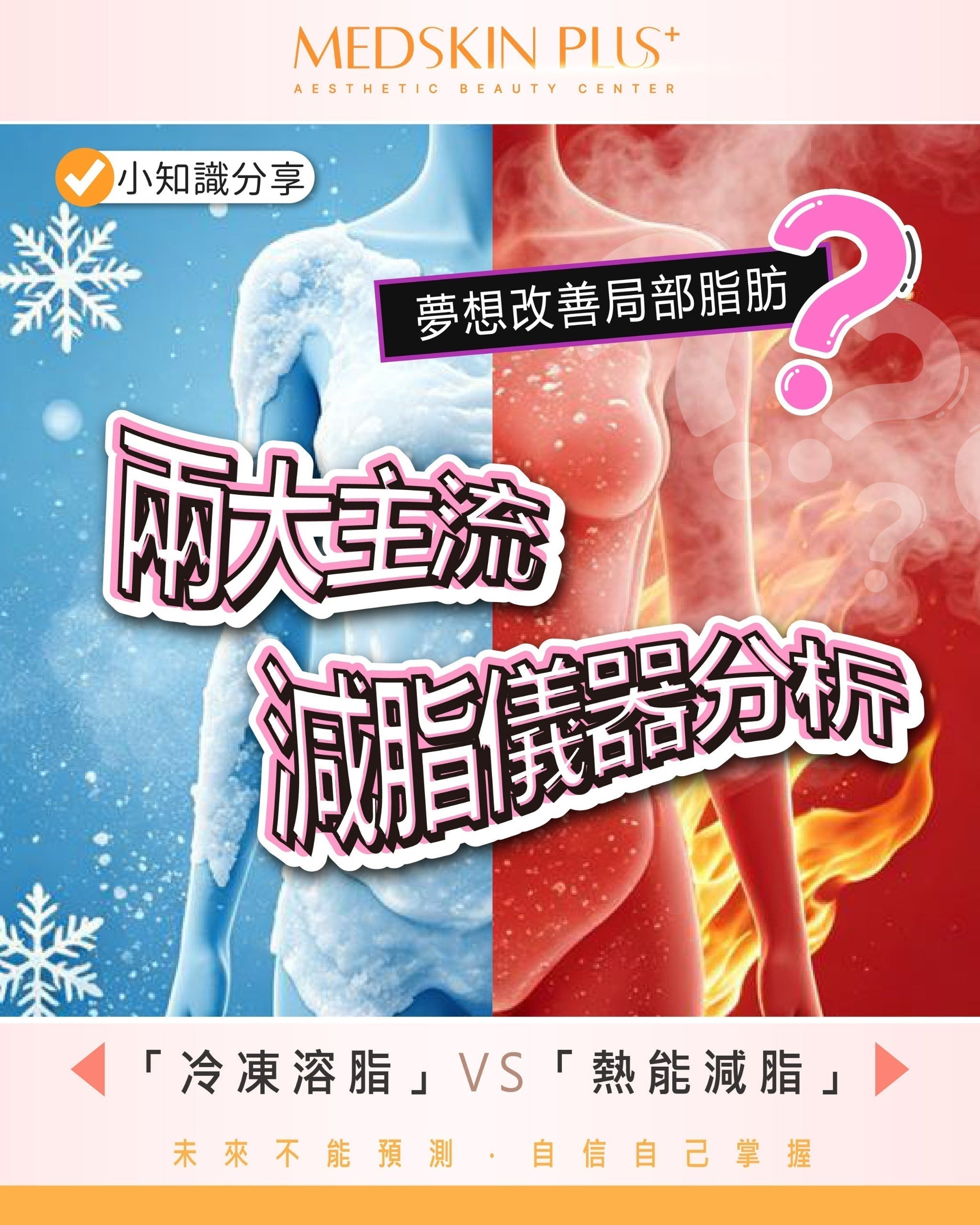 冷凍溶脂 vs 熱能減脂｜介紹原理、效果、適合對象！